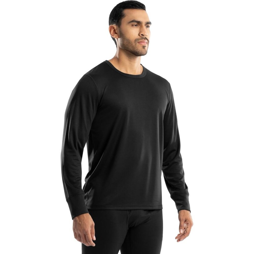 Mens Polyester Performance Baselayer Long Sleeve … - image 5